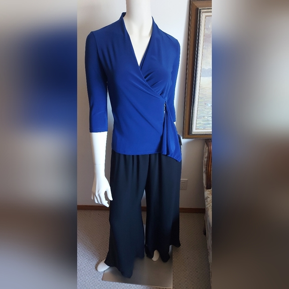 Alex Evenings Pants - NWT Sheer black evening pants, size LP